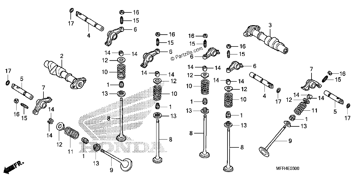 Diagrama de CAMSHAFT VALVE