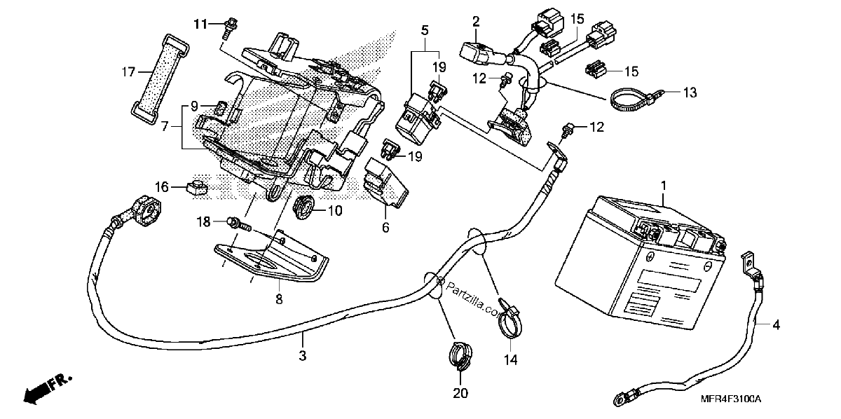 Diagrama de BATTERY