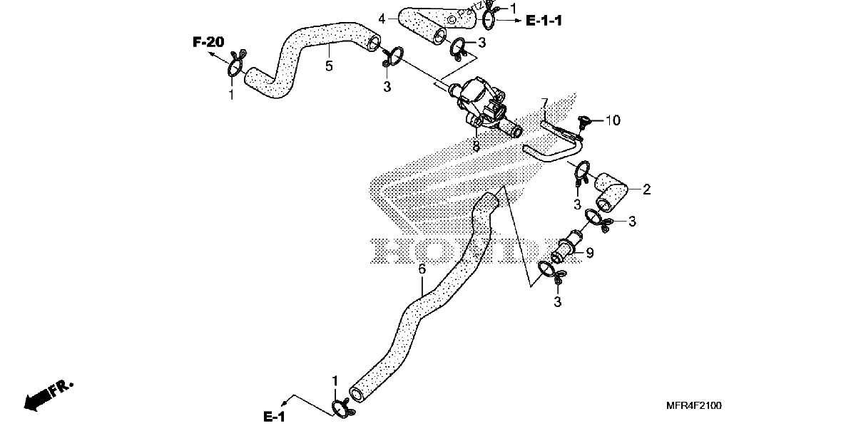 Diagrama de PAIR CONTROL VALVE