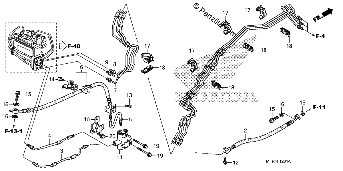 Diagrama de BRAKE LINE 2