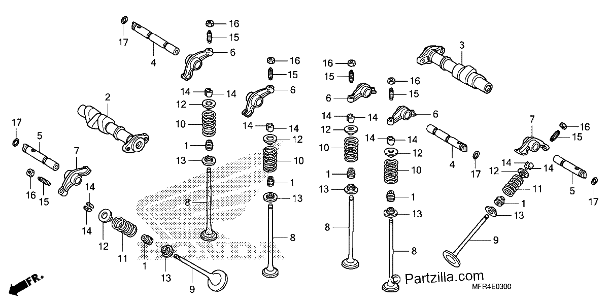Diagrama de CAMSHAFT VALVE
