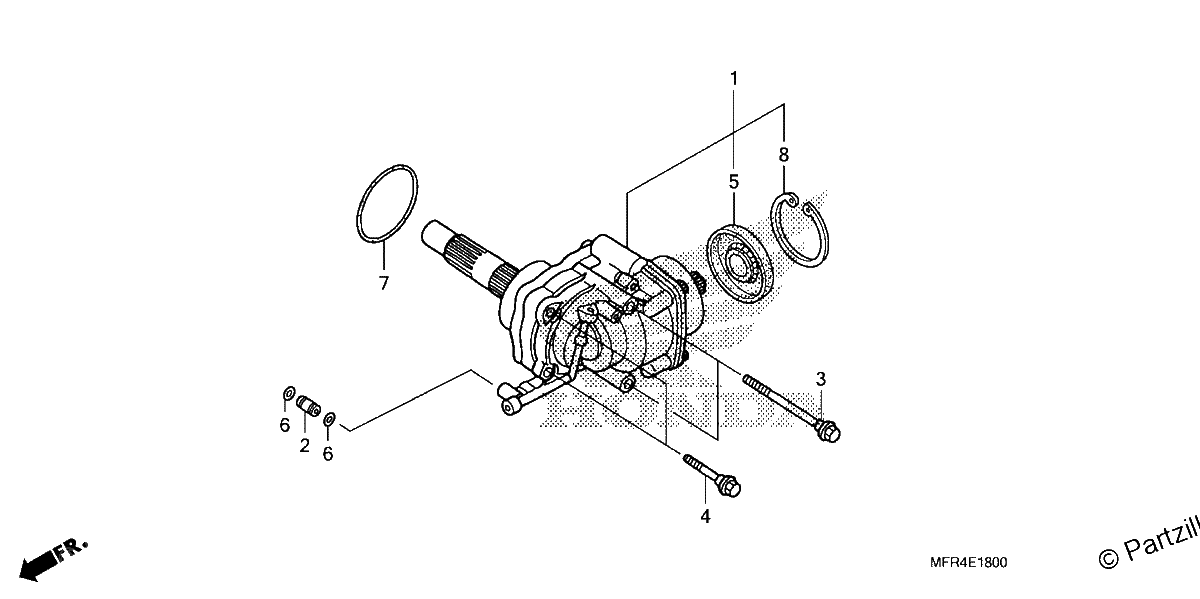 Diagrama de CROSS SHAFT