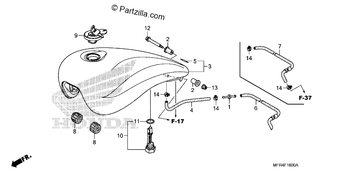 Diagrama de FUEL TANK