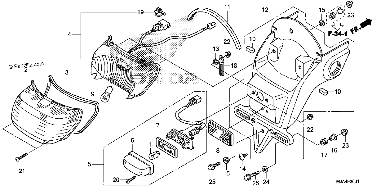 Diagrama de TAILLIGHT 2