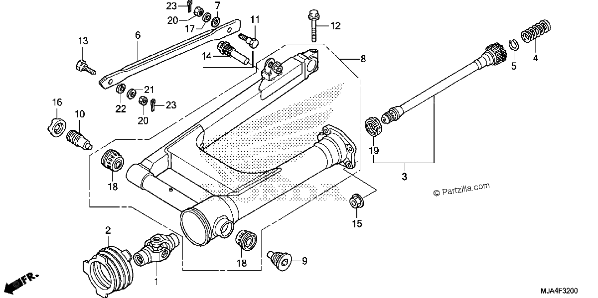 Diagrama de SWINGARM 1