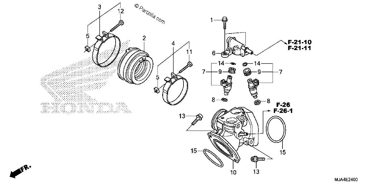 Diagrama de INLET MANIFOLD