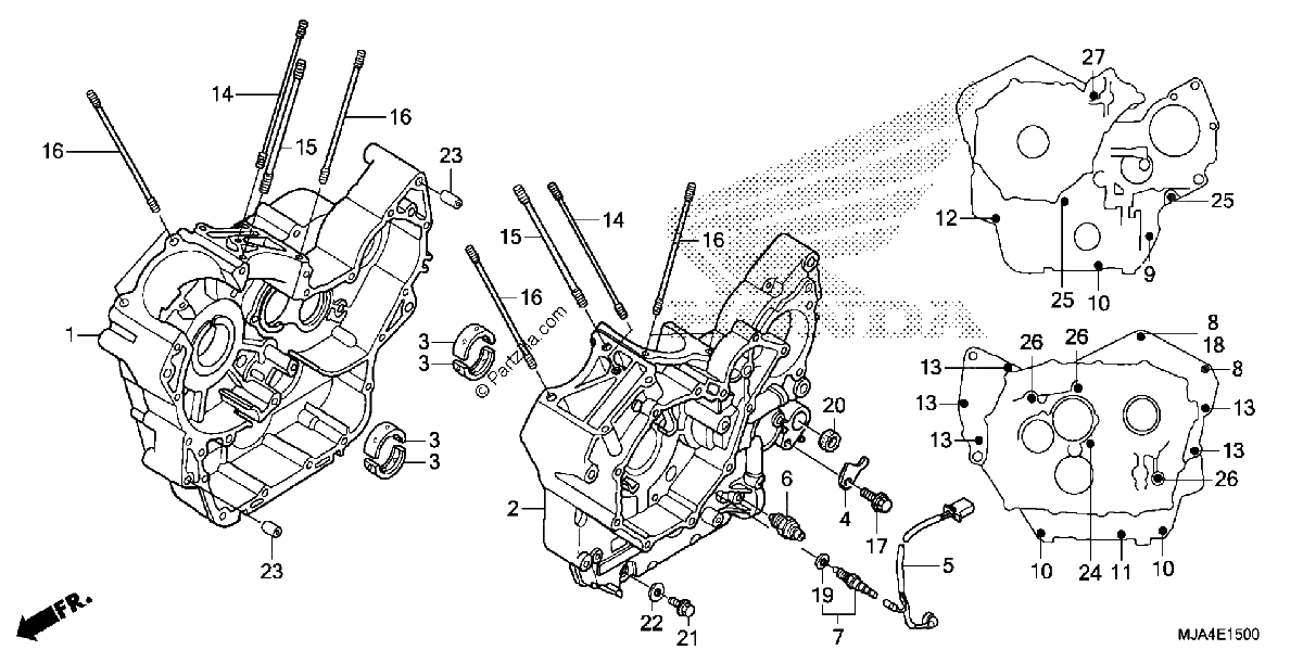 Diagrama de CRANKCASE 1