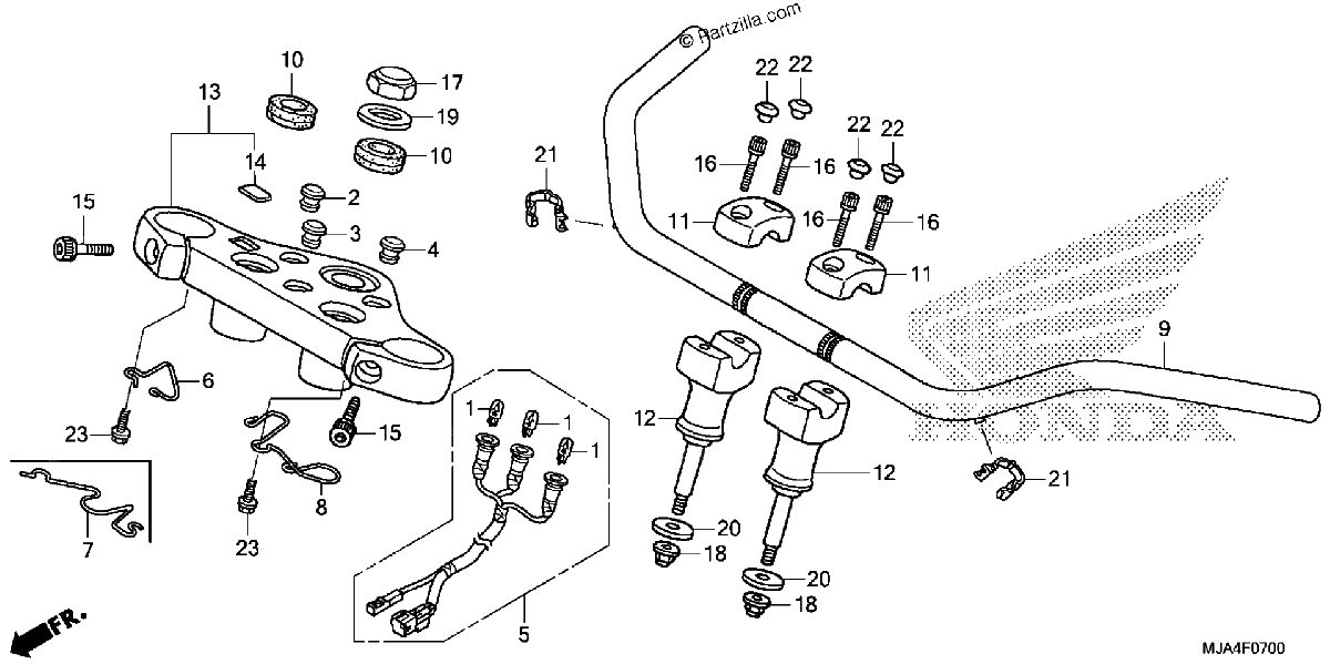 Diagrama de HANDLEBAR 1