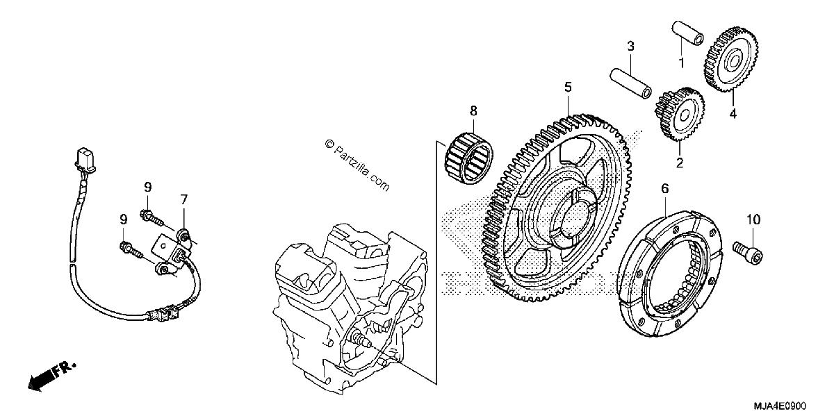 Diagrama de STARTING CLUTCH