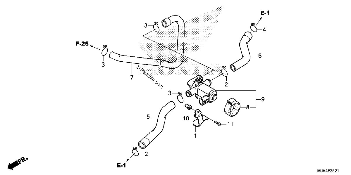 Diagrama de AIR INJECTION VALVE 2