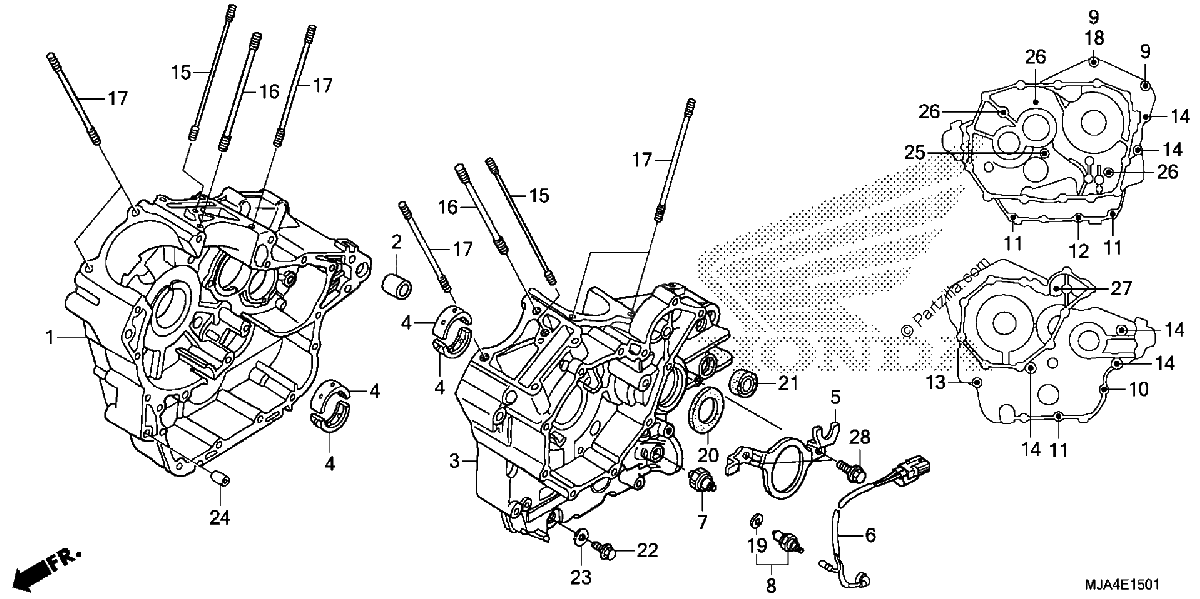 Diagrama de CRANKCASE 2