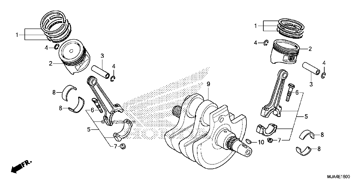 Diagrama de CRANKSHAFT