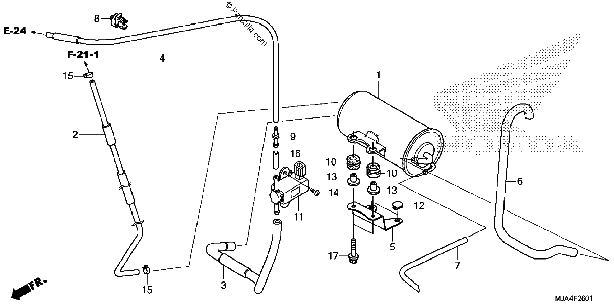 Diagrama de EVAP CANISTER 2