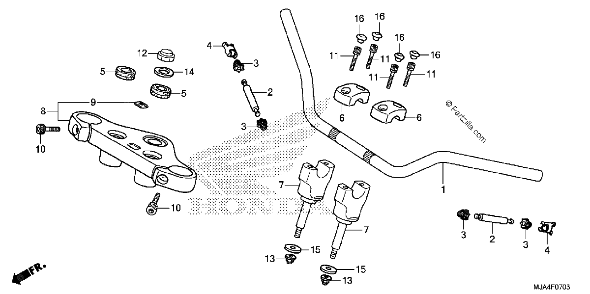 Diagrama de HANDLEBAR 4