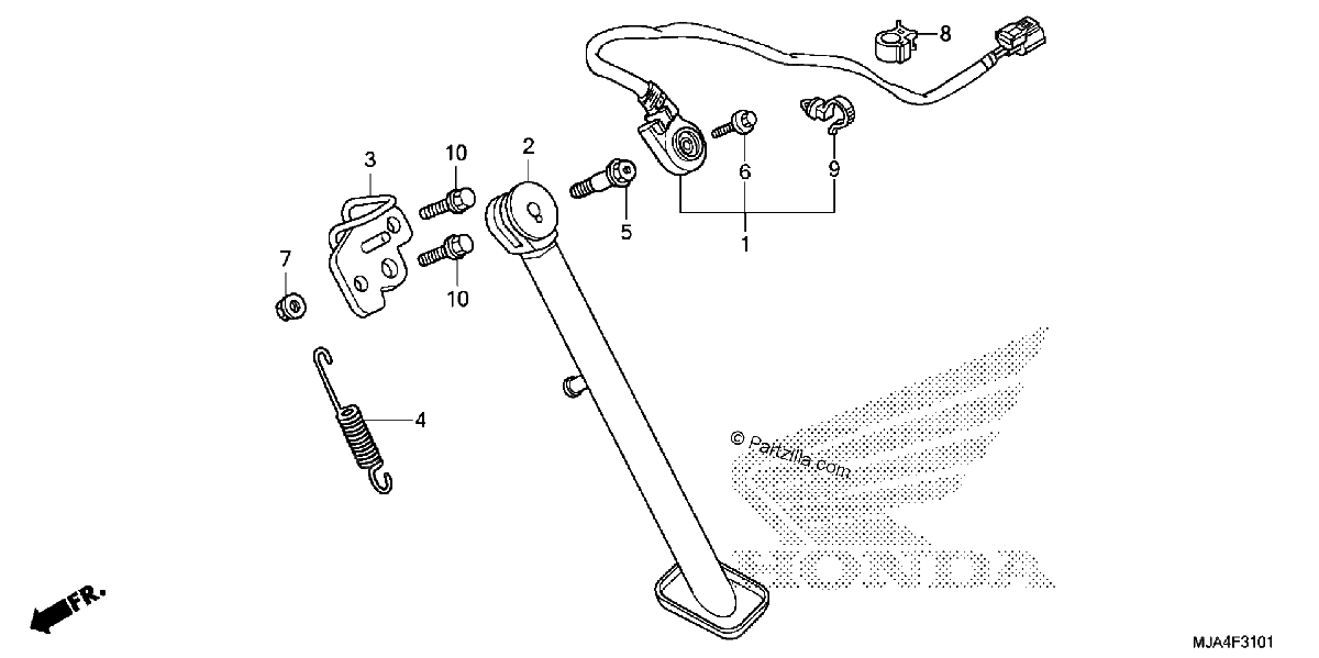 Diagrama de SIDE STAND 2