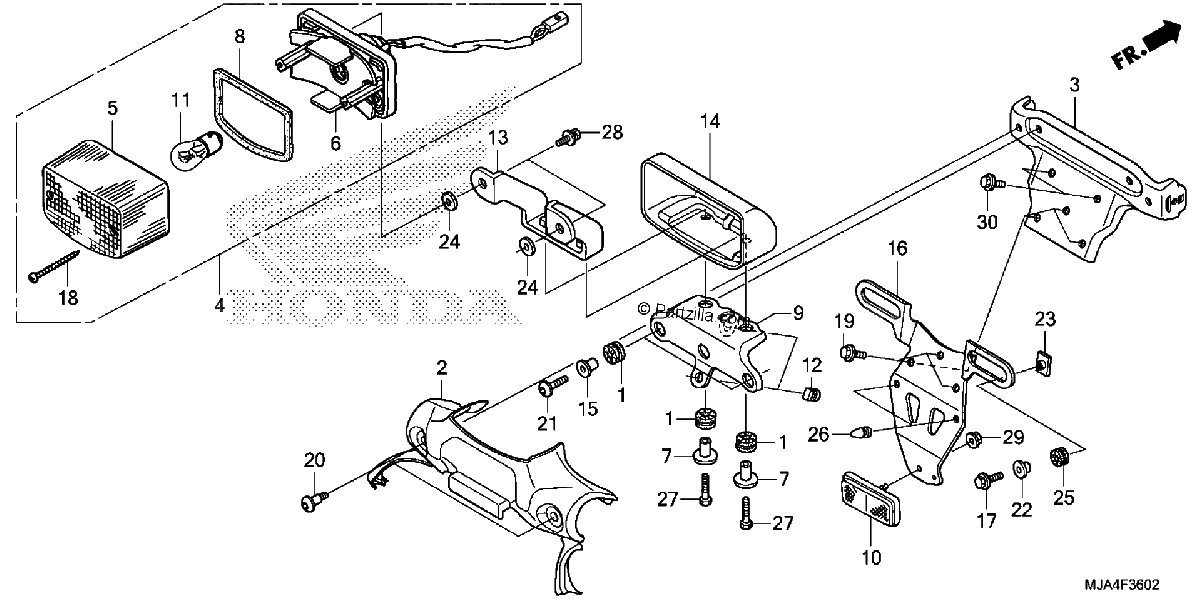 Diagrama de TAILLIGHT 3