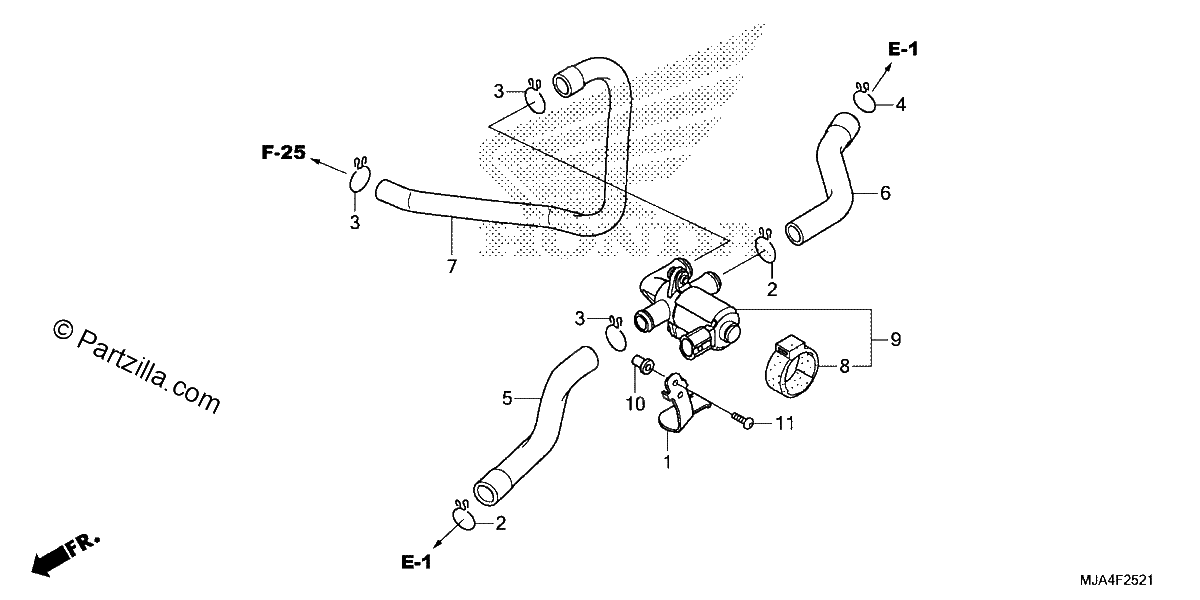 Diagrama de AIR INJECTION VALVE 2