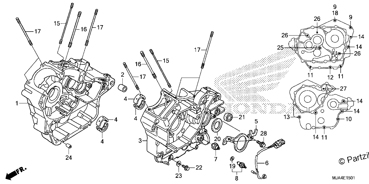 Diagrama de CRANKCASE 2