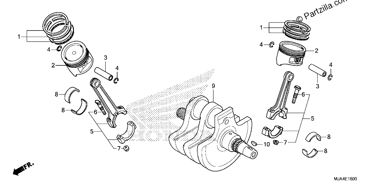 Diagrama de CRANKSHAFT