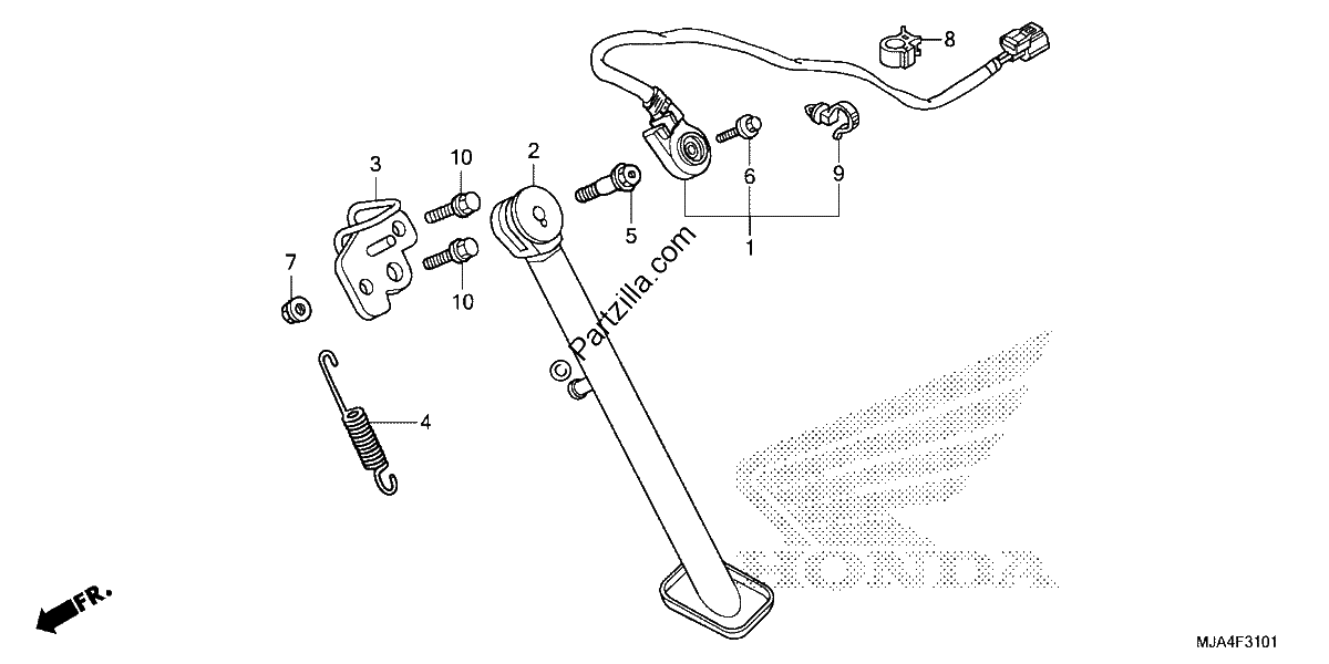 Diagrama de SIDE STAND 2