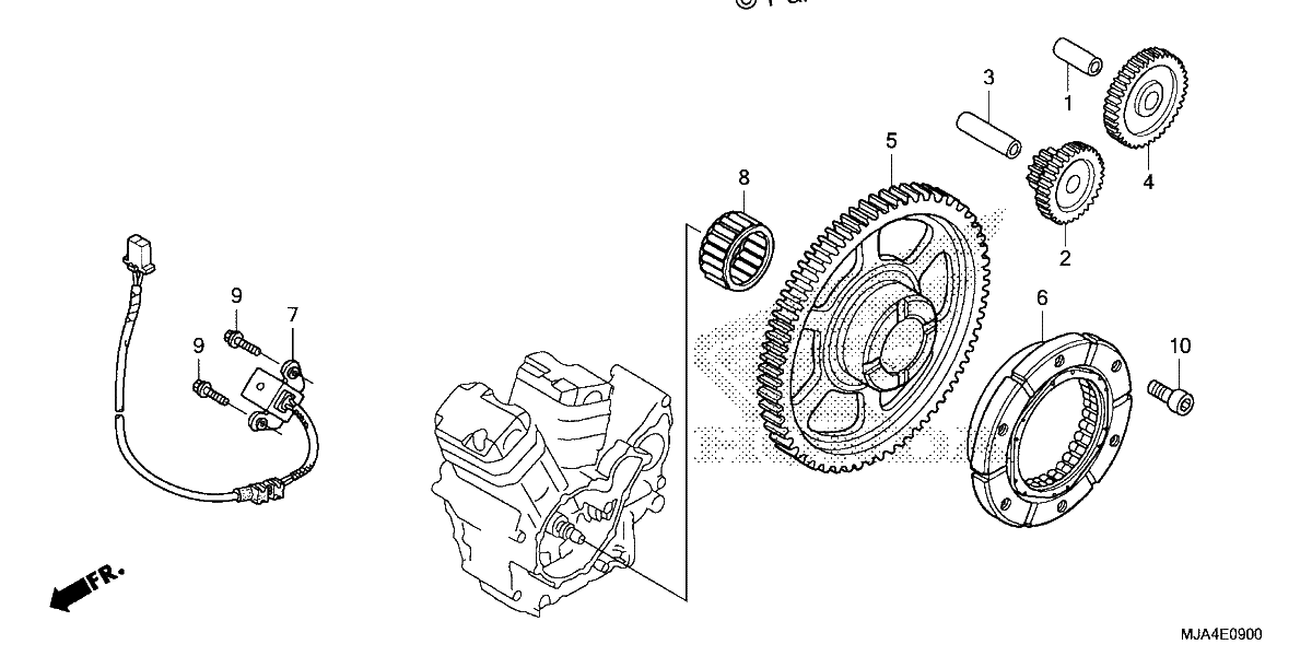 Diagrama de STARTING CLUTCH