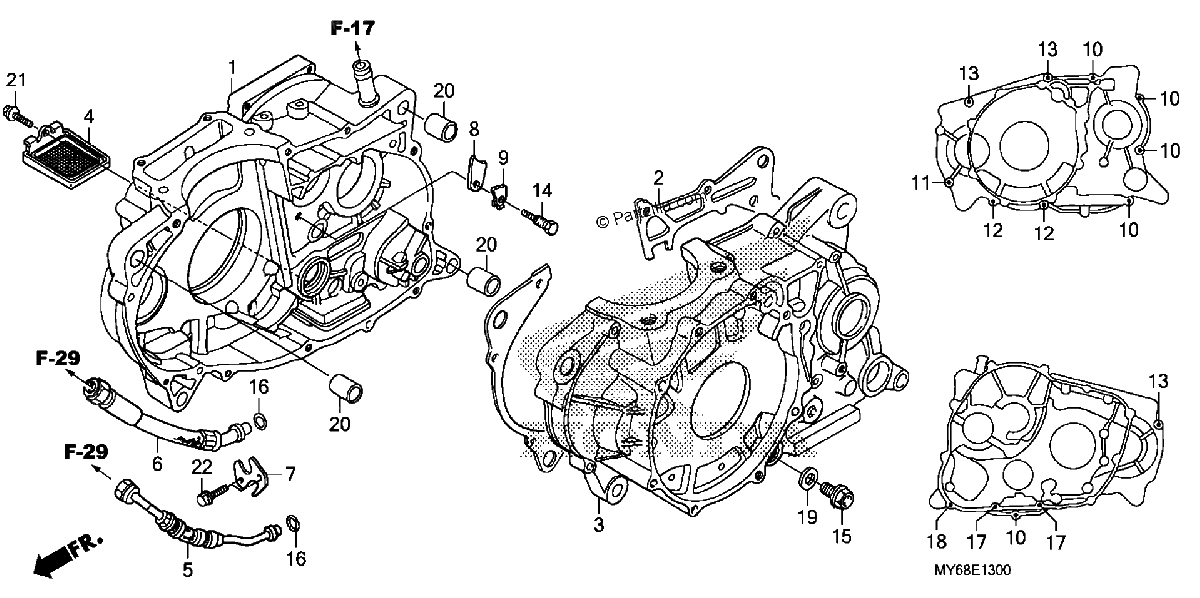 Diagrama de CRANKCASE