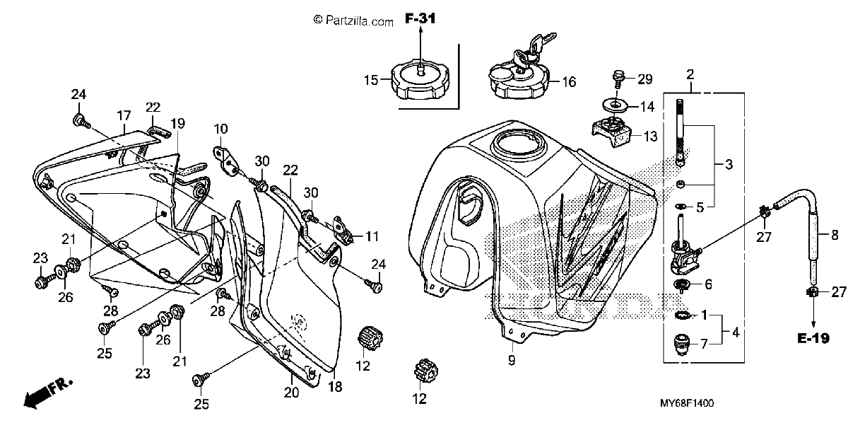 Diagrama de FUEL TANK