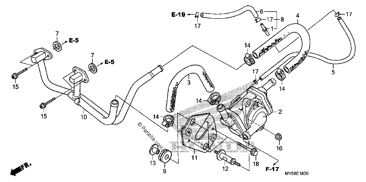 Diagrama de AIR INJECTION CONTROL VALVE