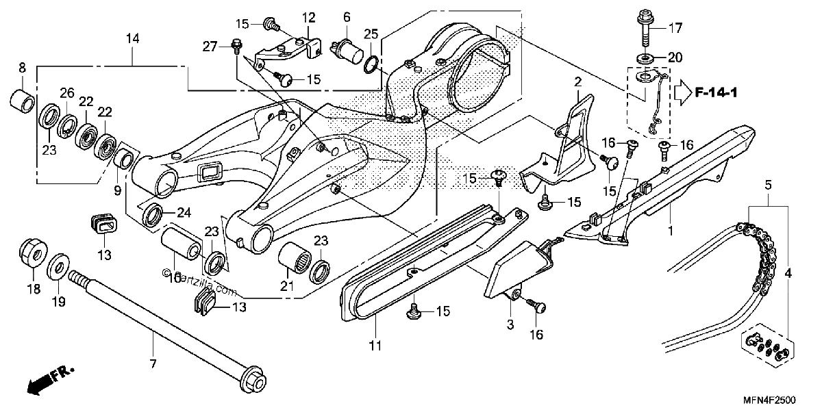 Diagrama de SWINGARM