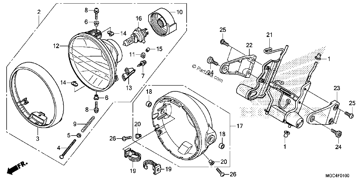 Diagrama de HEADLIGHT