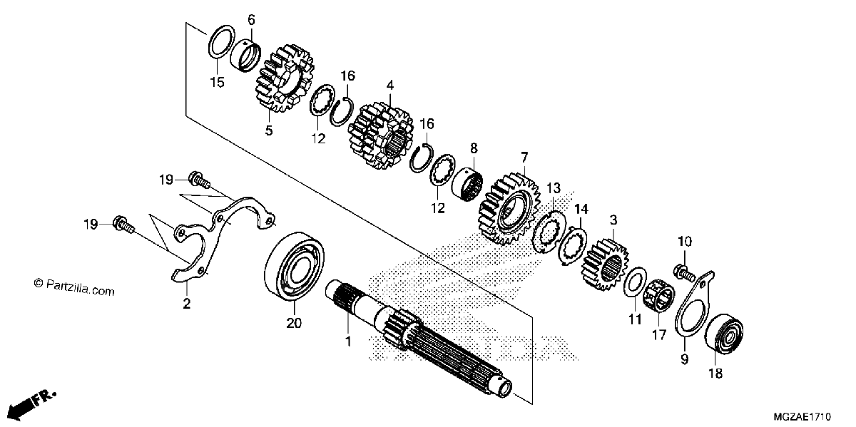 Diagrama de MAINSHAFT