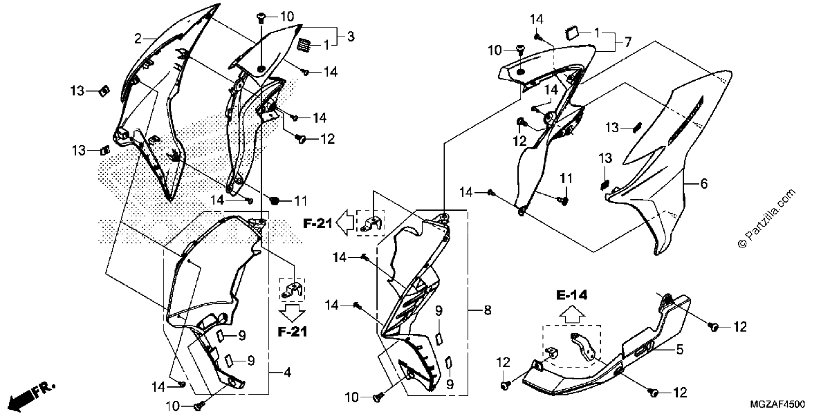 Diagrama de MIDDLE COWL