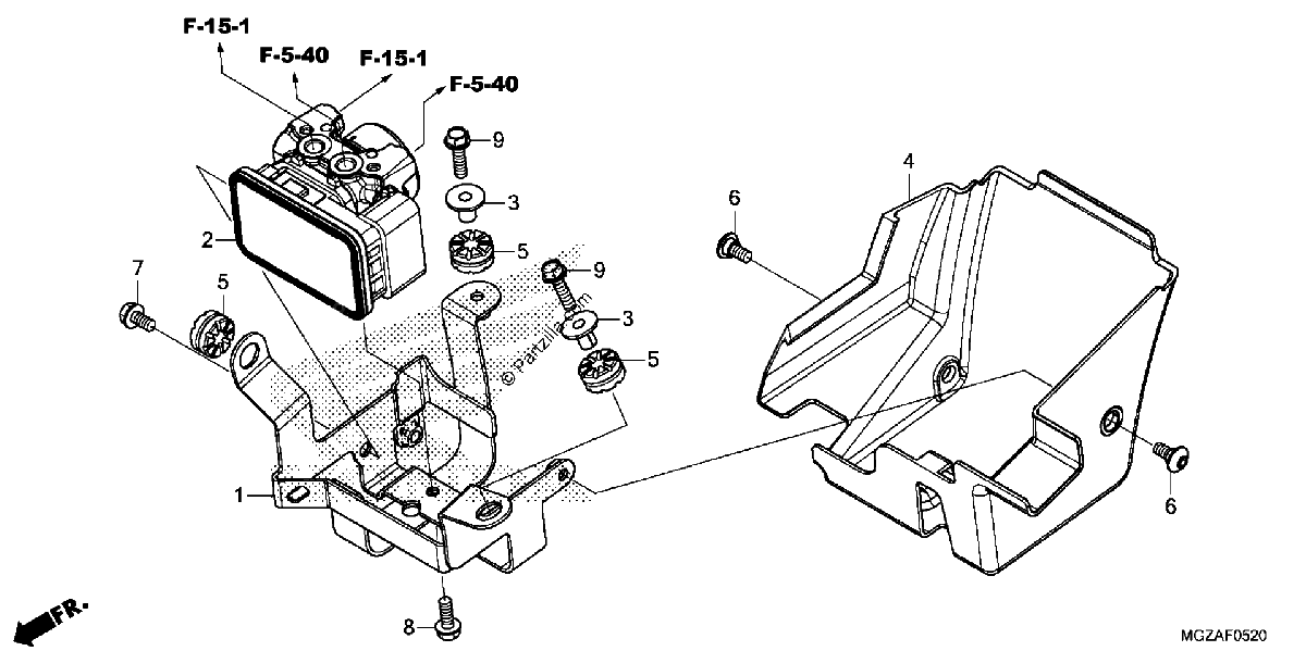 Diagrama de ABS MODULATOR