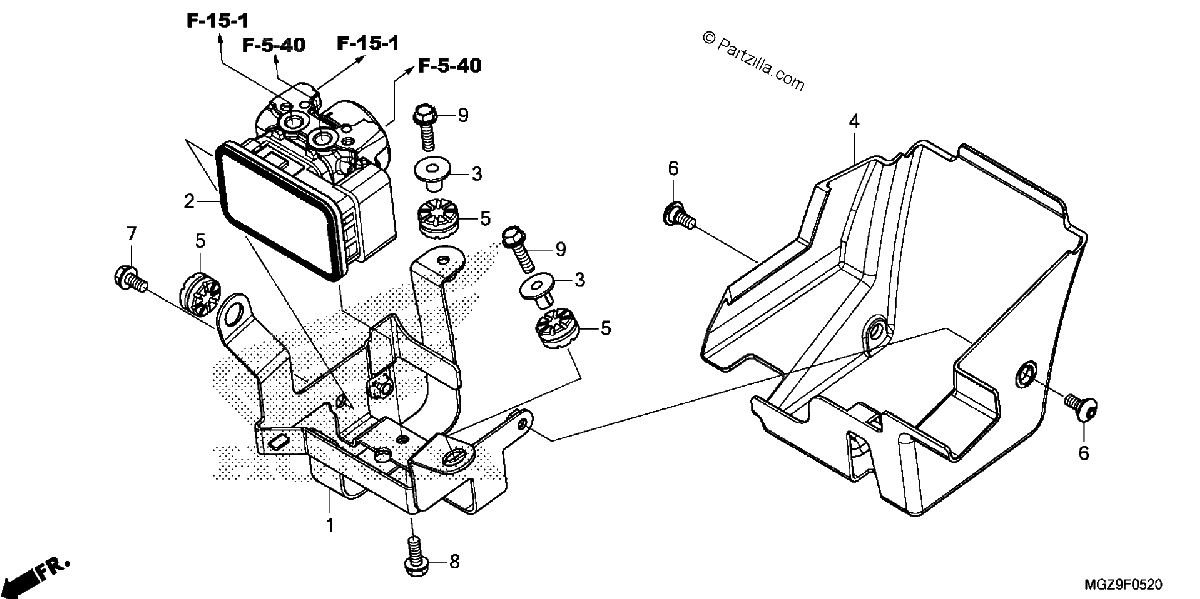 Diagrama de ABS MODULATOR