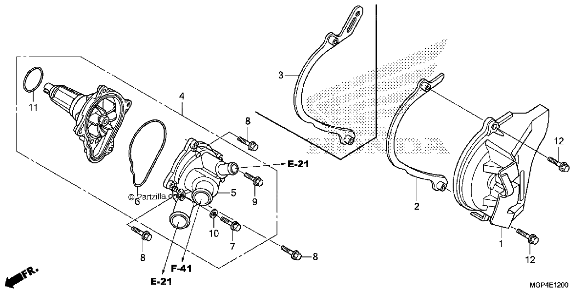 Diagrama de WATER PUMP