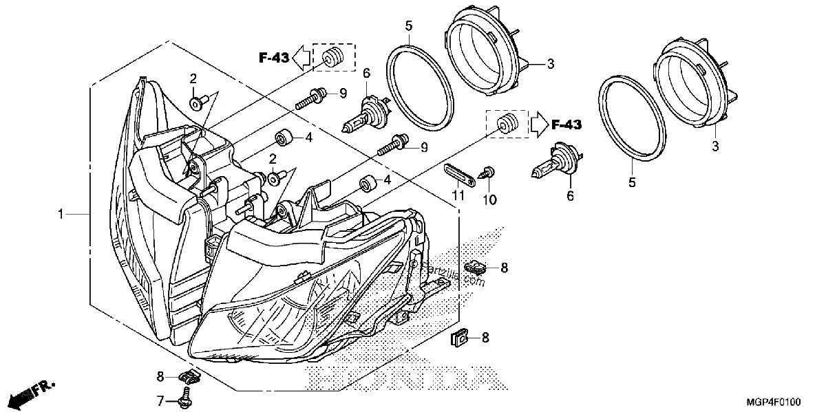 Diagrama de HEADLIGHT