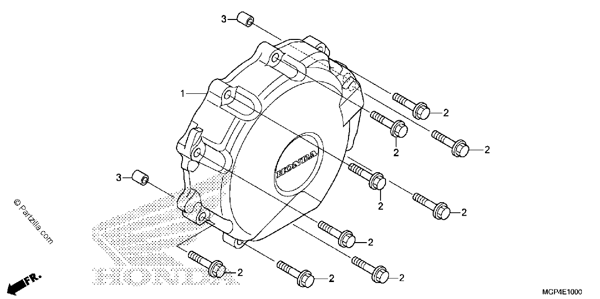 Diagrama de ALTERNATOR COVER 1