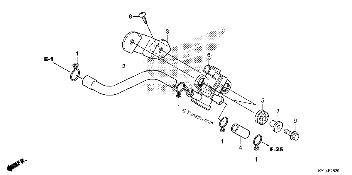 Diagrama de AIR INJECTION SOLENOID VALVE
