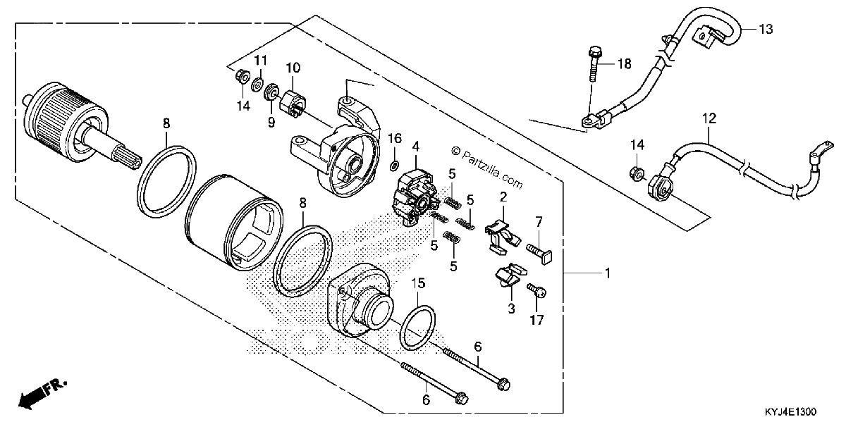 Diagrama de STARTING MOTOR