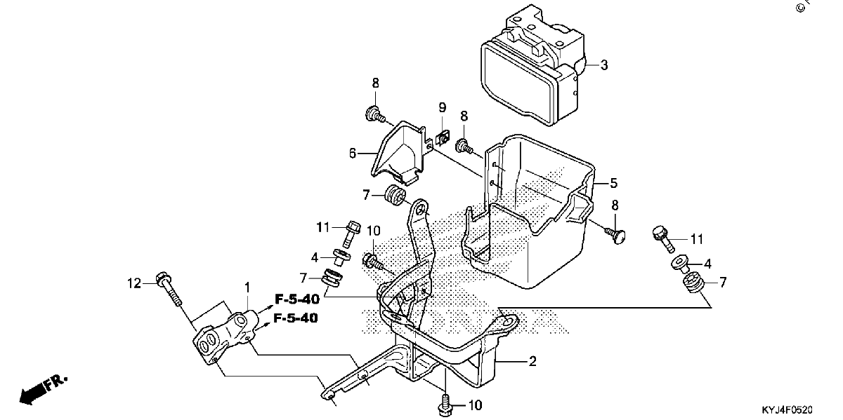 Diagrama de ABS MODULATOR