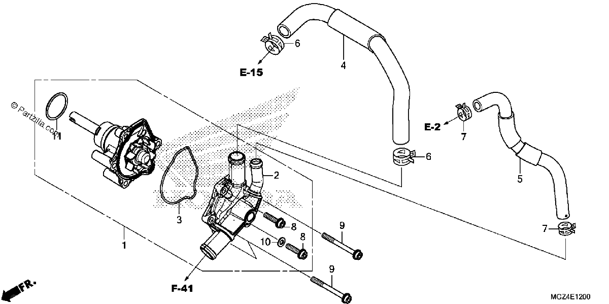 Diagrama de WATER PUMP