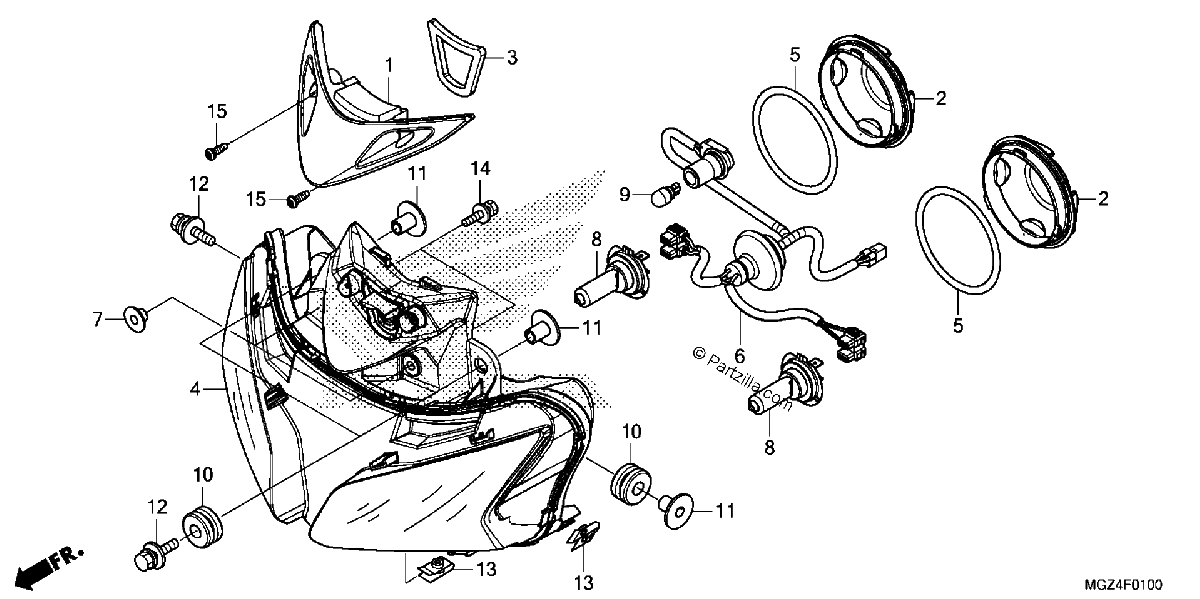 Diagrama de HEADLIGHT