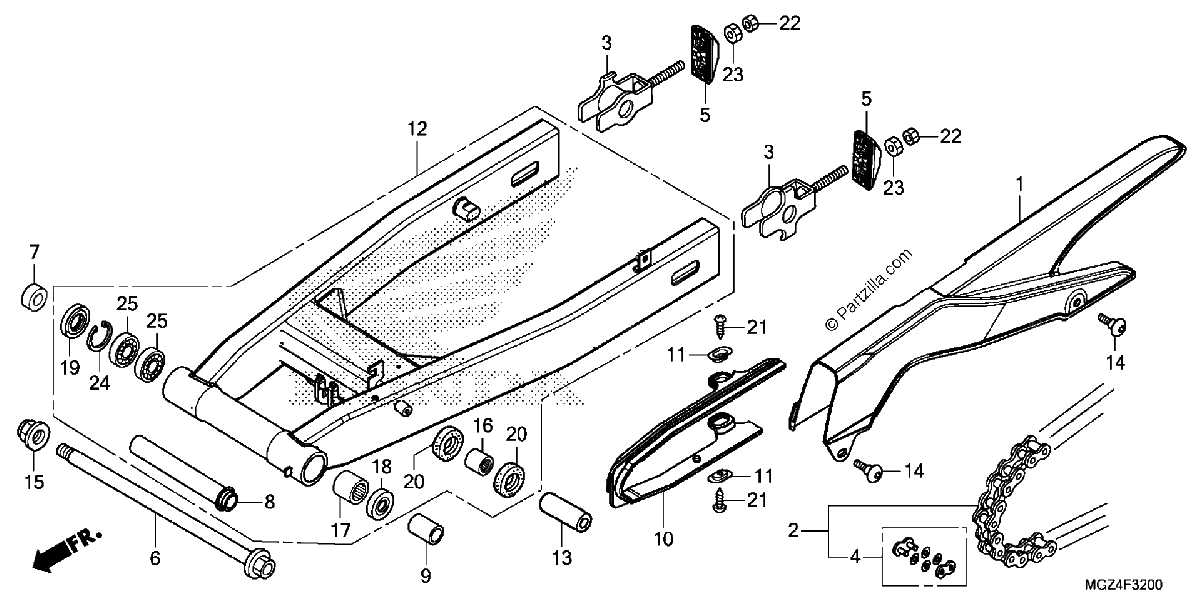 Diagrama de SWINGARM