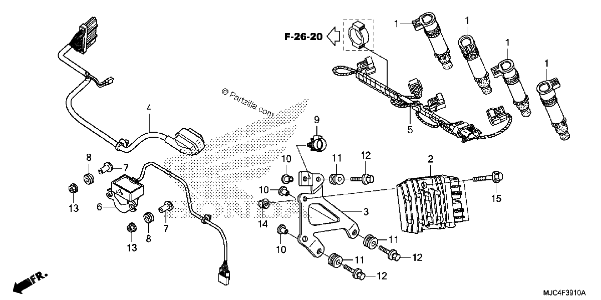 Diagrama de SUB HARNESS