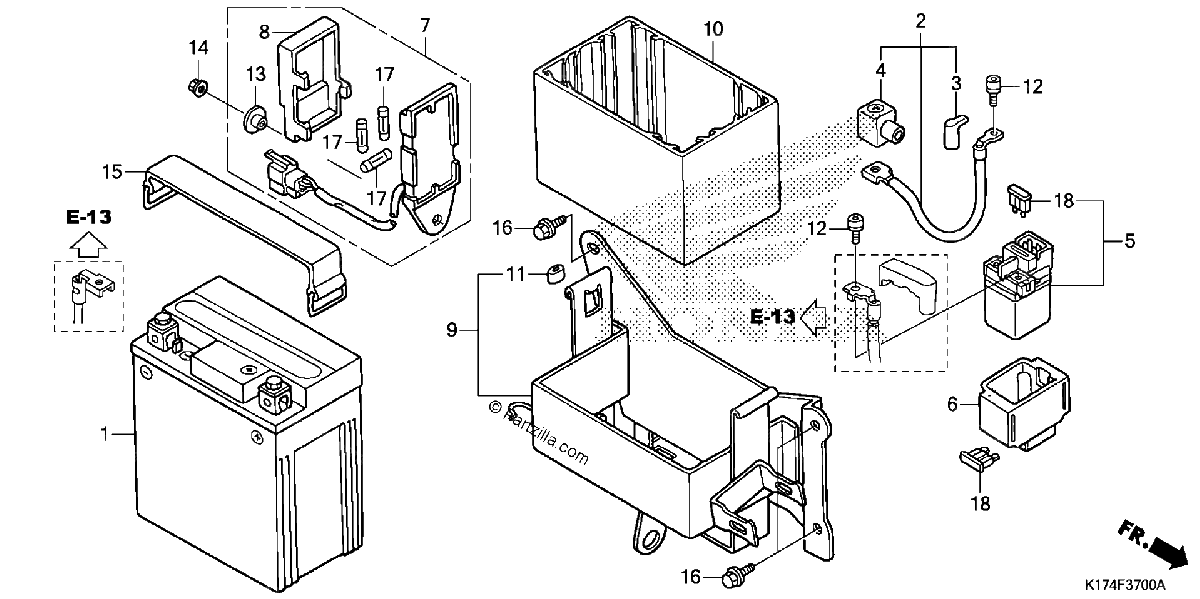 Diagrama de BATTERY