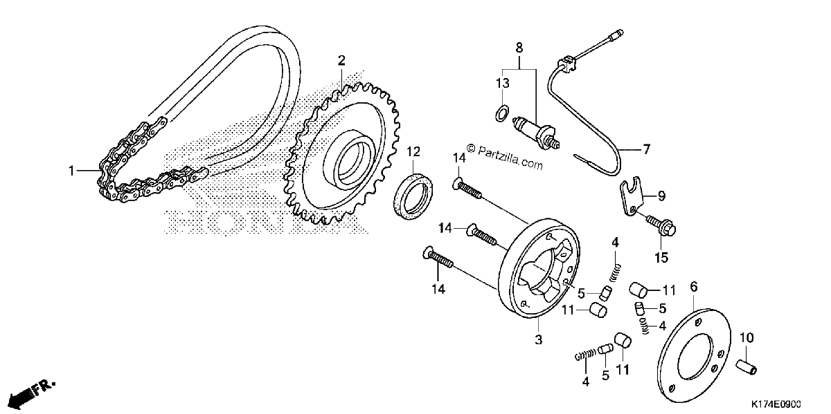 Diagrama de STARTING CLUTCH