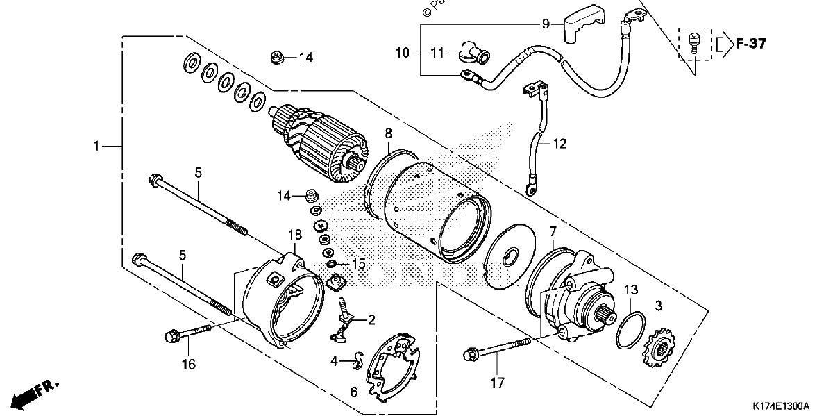 Diagrama de STARTING MOTOR
