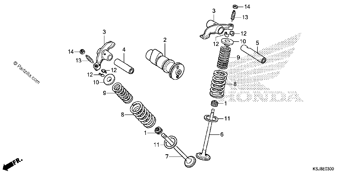 Diagrama de CAMSHAFT VALVE