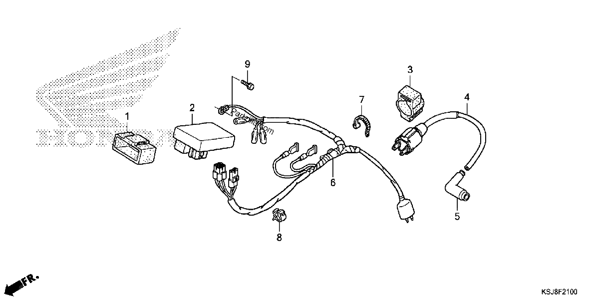 Diagrama de WIRE HARNESS