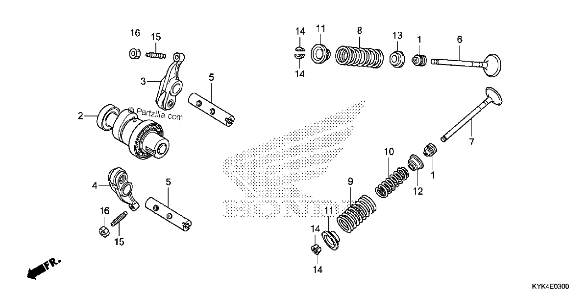 Diagrama de CAMSHAFT VALVE